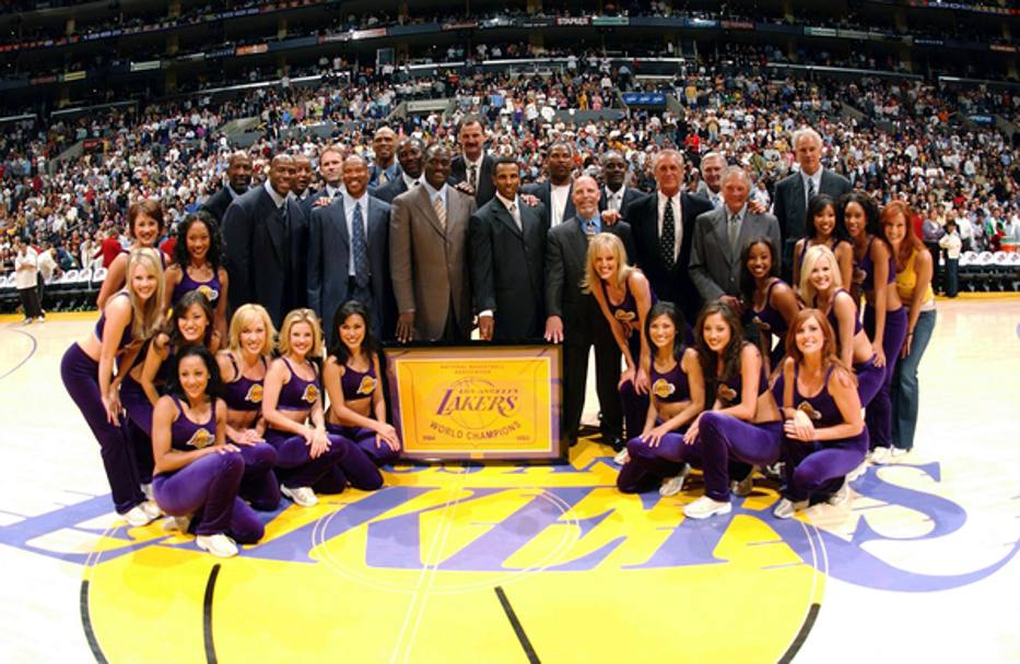 E da leggenda dei Lakers  tra gli ospiti d&#39;onore nella reunion dei 20 anni dal titolo del 1985